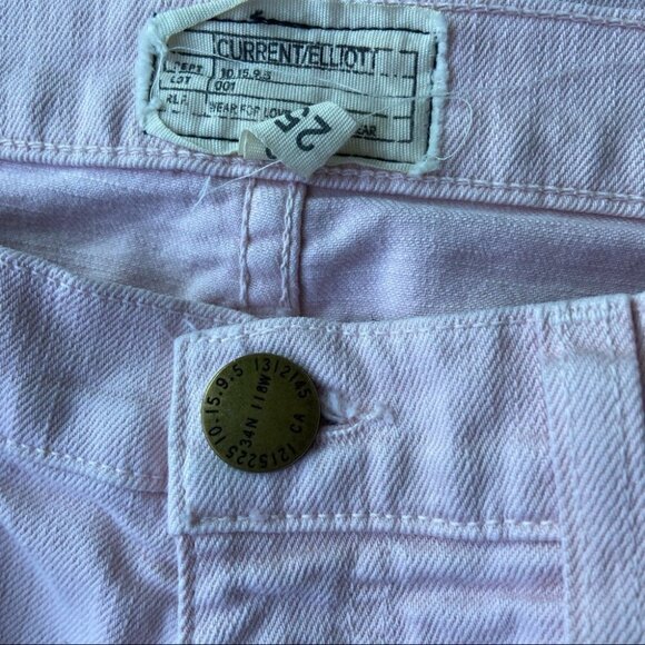 Current Elliott Pink Destroy The Stiletto Jeans - Picture 16 of 16